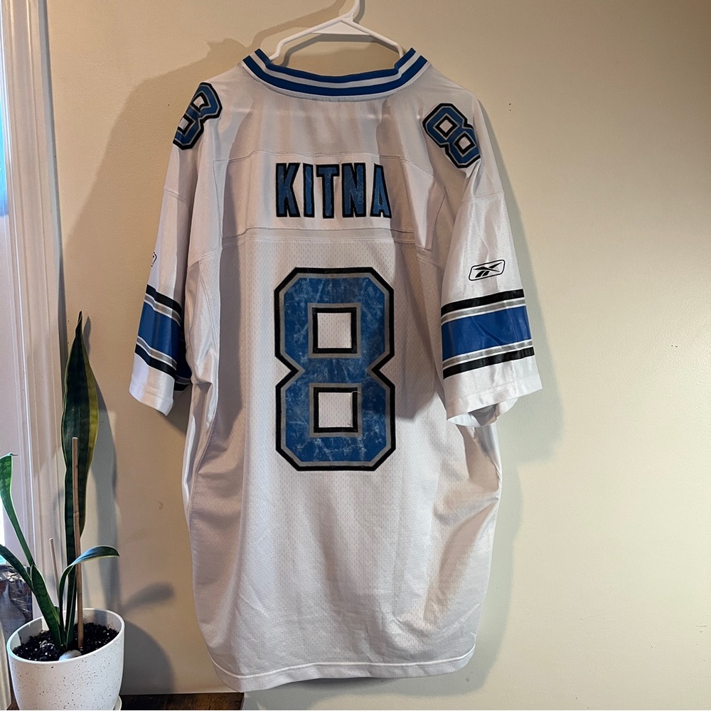 VTG Reebok Detroit Lions Jon Kitna Jersey, Men’s XXL